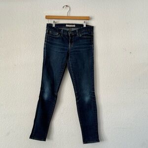 J. Brand Skinny Indigo Blue Wash Mid Rise Jeans